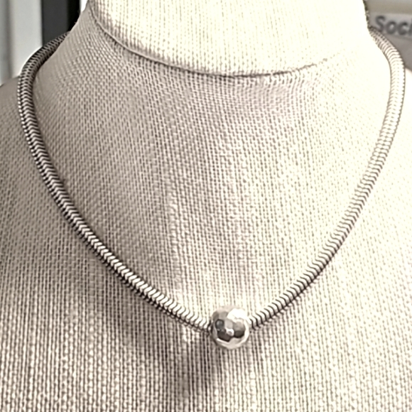 Silpada N2416 Sterling Silver Snake Chain CHIC Necklace - Picture 2 of 7